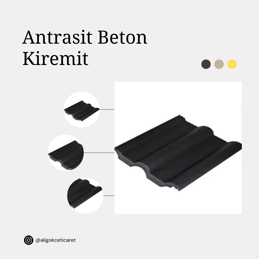Antrasit Beton Kiremit